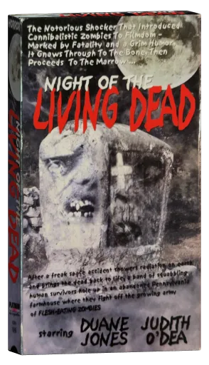 Night of the Living Dead VHS, Platinum Disc Corporation