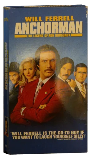 Anchorman: The Legend of Ron Burgundy VHS, DreamWorks Home Entertainment