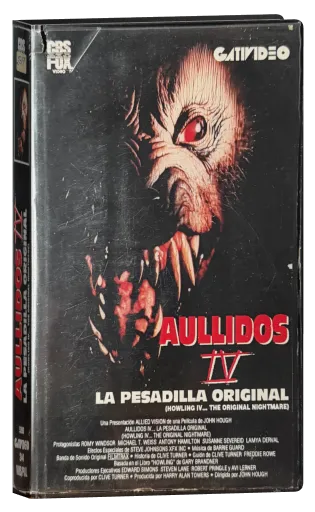 Howling IV: The Original Nightmare VHS, Gativideo