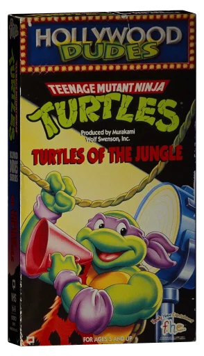 Teenage Mutant Ninja Turtles VHS, Family Home Entertainment