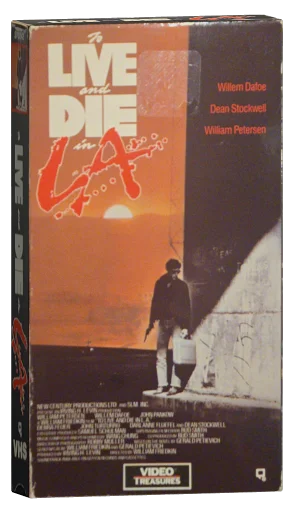 To Live and Die in L.A. VHS, Video Treasures