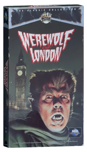 Werewolf of London VHS, MCA Home Video