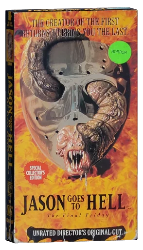 Jason Goes to Hell: The Final Friday VHS, New Line Home Video