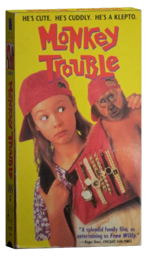 Monkey Trouble VHS, New Line Home Video