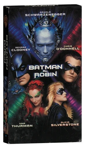 Batman & Robin VHS, Warner Home Video