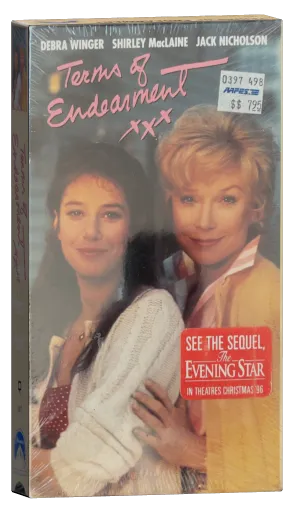 Terms of Endearment VHS cover