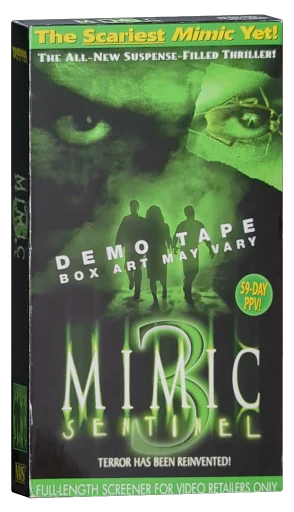 Mimic: Sentinel VHS, Dimension Home Video