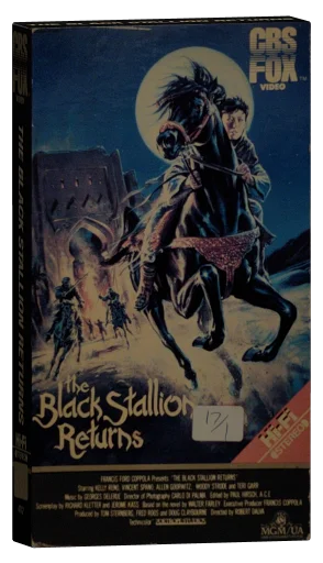 The Black Stallion Returns VHS, CBS/FOX Video