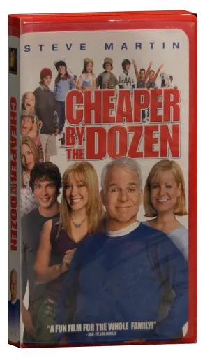 Cheaper by the Dozen VHS, 20th Century Fox Home Entertainment