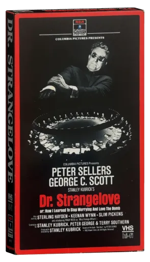 Dr. Strangelove or: How I Learned to Stop Worrying and Love the Bomb VHS, RCA/Columbia Pictures Home Video
