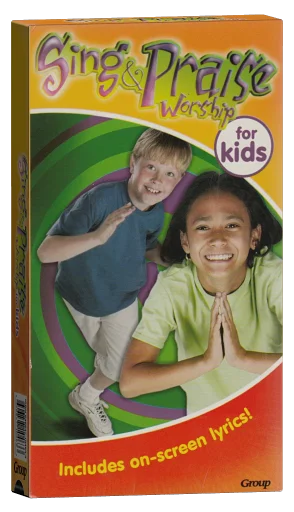 Sing & Praise Worship For Kids VHS cover