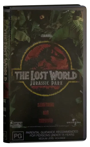 The Lost World: Jurassic Park VHS, Universal Pictures