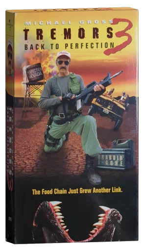 Tremors 3: Back to Perfection VHS, Universal Home Entertainment