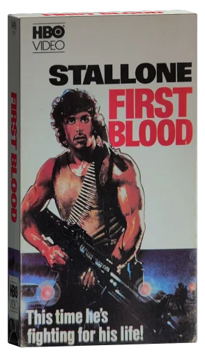 First Blood VHS, HBO Video