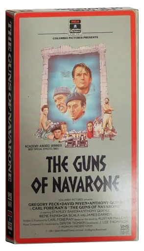 The Guns of Navarone VHS, RCA/Columbia Pictures Home Video
