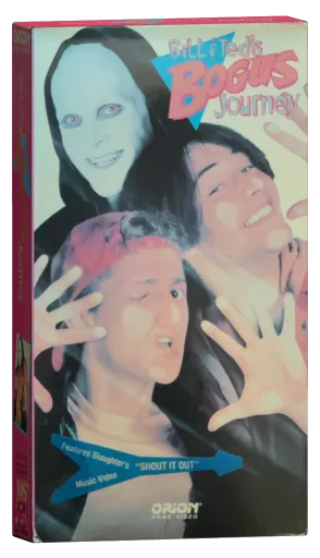 Bill & Ted's Excellent Adventure VHS, Orion Home Video