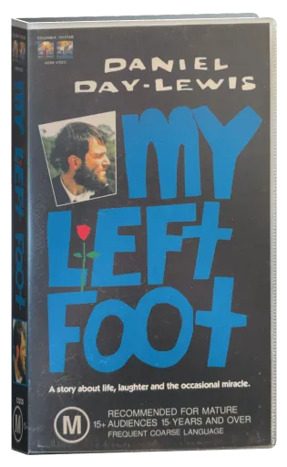 My Left Foot: The Story of Christy Brown VHS, Columbia TriStar Home Video