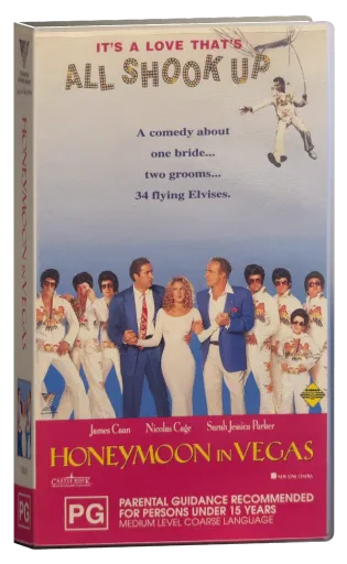 Honeymoon in Vegas VHS, Roadshow Entertainment