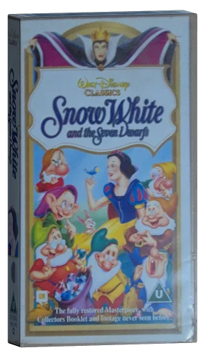Snow White and the Seven Dwarfs VHS, Walt Disney Home Video