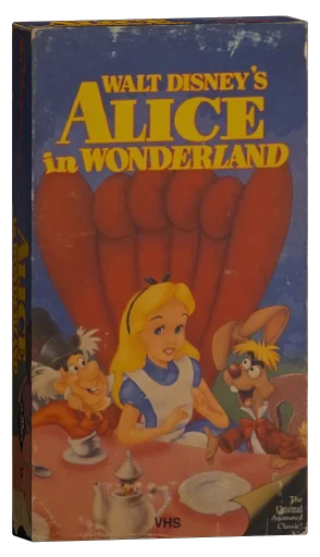 Alice in Wonderland VHS, Walt Disney Home Video