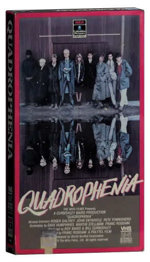 Quadrophenia VHS, RCA/Columbia Pictures Home Video