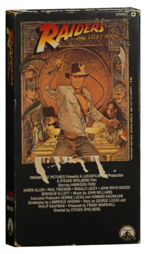 Raiders of the Lost Ark VHS, Paramount Pictures