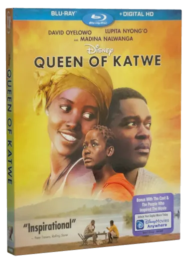 Queen of Katwe Blu-ray cover