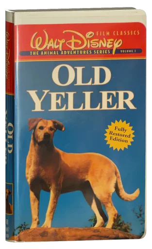 Old Yeller VHS, Walt Disney Home Video