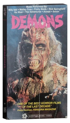 Demons VHS, Norstar Home Video inc.