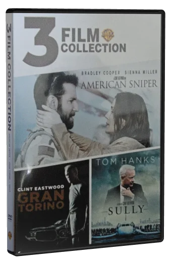 3 Film Collection: American Sniper, Gran Torino, Sully DVD, Warner Bros. Home Entertainment