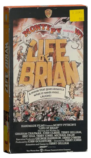 Life of Brian VHS, Warner Home Video