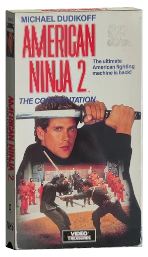 American Ninja 2: The Confrontation VHS, Video Treasures