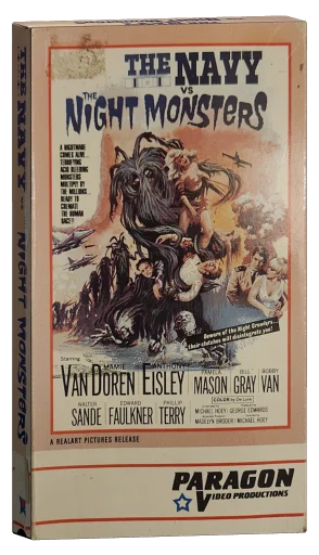The Navy vs. the Night Monsters VHS, Paragon Video Productions