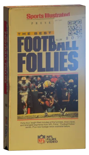 The Best of the Football Follies VHS cover