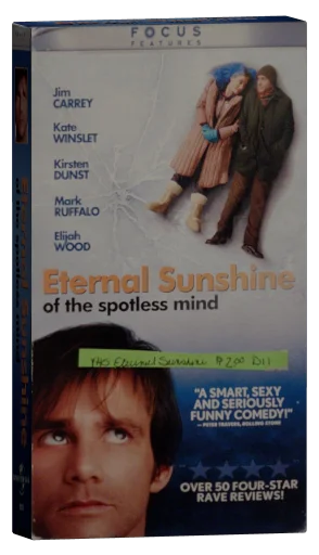 Eternal Sunshine of the Spotless Mind VHS cover