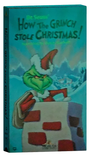 How the Grinch Stole Christmas! VHS, MGM/UA Home Video