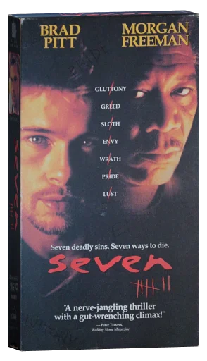 Se7en VHS, New Line Home Video