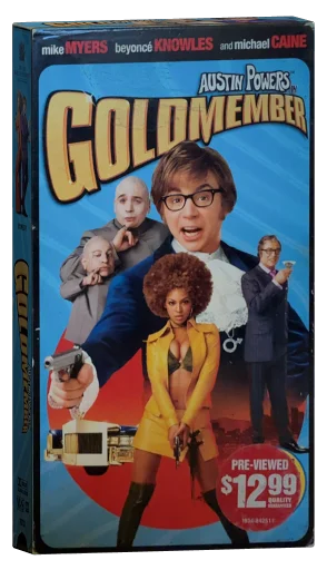 Austin Powers in Goldmember VHS, New Line Home Entertainment