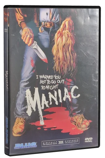 Maniac DVD, Blue Underground