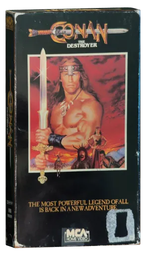 Conan the Destroyer VHS, MCA Home Video