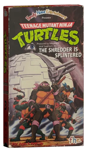 Teenage Mutant Ninja Turtles VHS, Family Home Entertainment