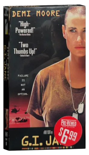G.I. Jane VHS, Hollywood Pictures Home Video