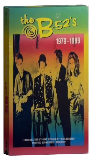 The B-52's 1979-1989 VHS cover