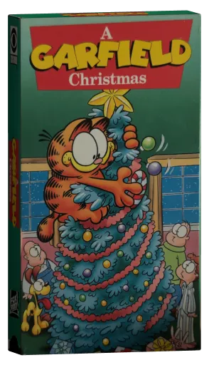 A Garfield Christmas VHS cover