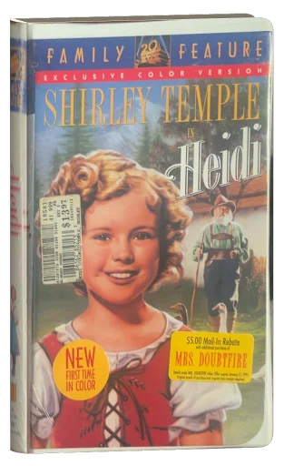 Heidi VHS, Twentieth Century Fox