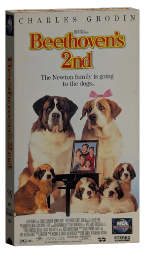 Beethoven's 2nd VHS cover