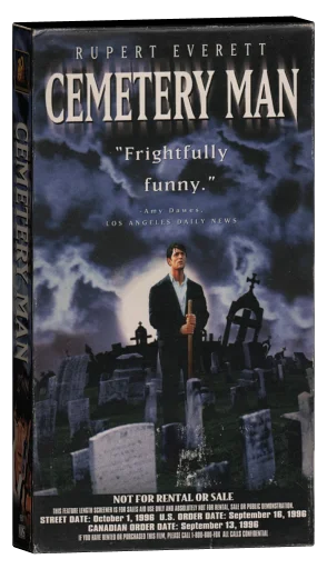 Cemetery Man VHS, 20th Century Fox Home Entertainment