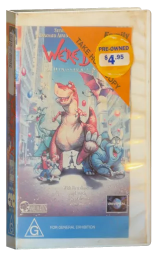 We're Back! A Dinosaur's Story VHS, Universal City Studios