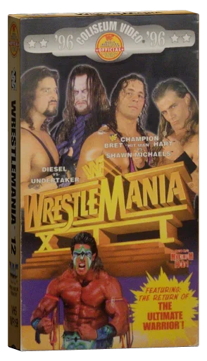 WWF WrestleMania XII VHS cover