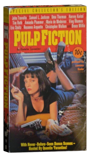 Pulp Fiction VHS, Miramax Home Entertainment